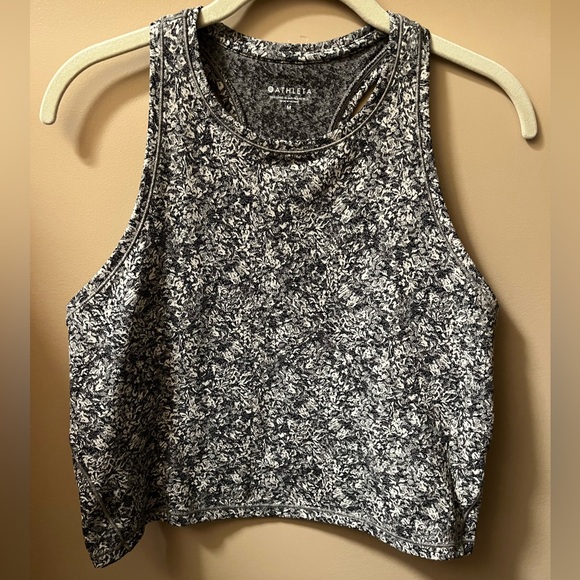 Athleta Shanti High-Neck Crop - M - Picture 2 of 6